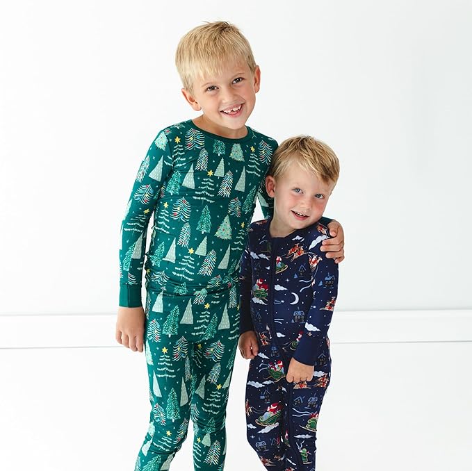 Little Sleepies Pajamas for Baby Boys & Girls, Viscose from Bamboo Baby Pajamas, Preemie & Newborn Sleepers, 2-Way Zipper PJs