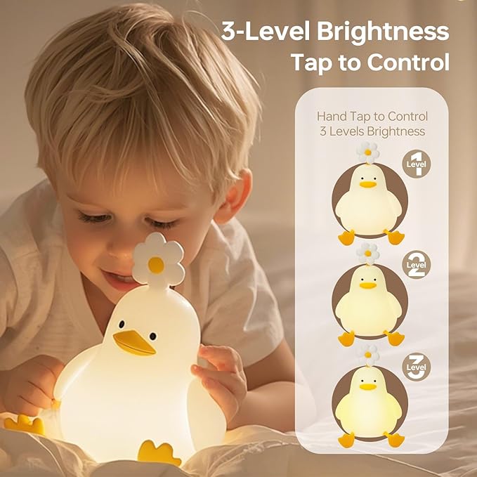 Madaz No WiFi Baby Monitor with Color Night Vision, 5" HD Display,1080P Pan Tilt Zoom Camera, Lullabies, Temperature Sensor, 2-Way Talk, 1000ft Range + Duck Night Light