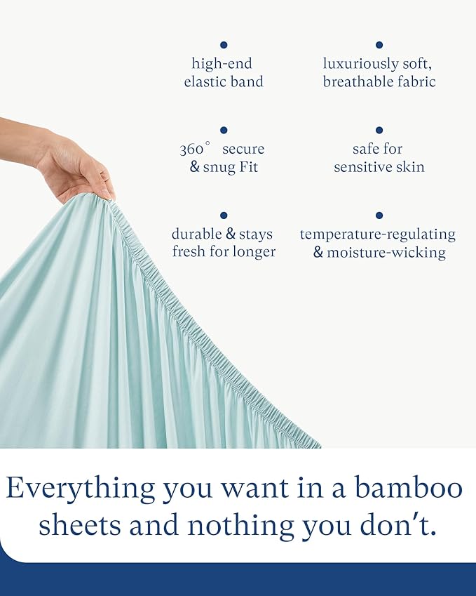 PurComfy Supersoft Fitted Bassinet Sheets, Premium Bamboo Viscose Cradle Sheets, Streachy Hypoallergenic Breathable Moses Basket Oval Rectangle Pad/Mattress Universal Fit for Halo, Dream on Me, 2-Pack