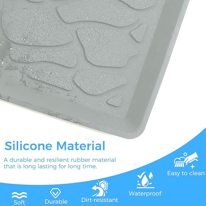 All Weather Mat for W2 Series, 30x16 inch Stroller Wagon Accessory for Wonderfold (Grey, W2)