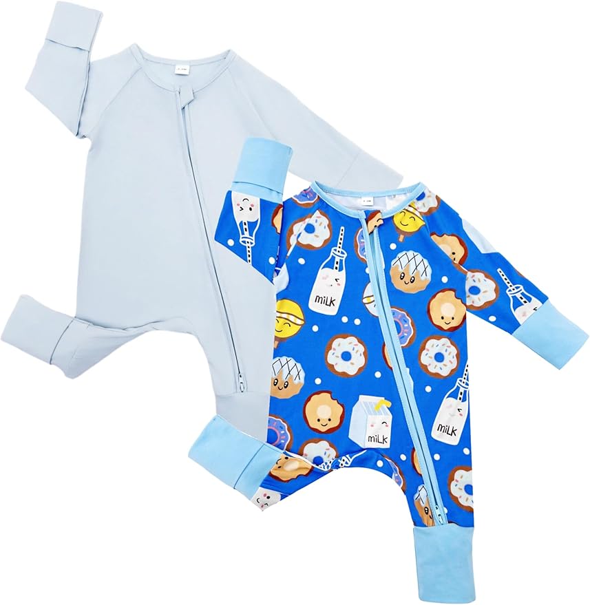 Bow Dream Bamboo Rayon Baby Pajamas Infant Sleepers Newborn Girl Boy Clothes Rompers Jumpsuit Outfit