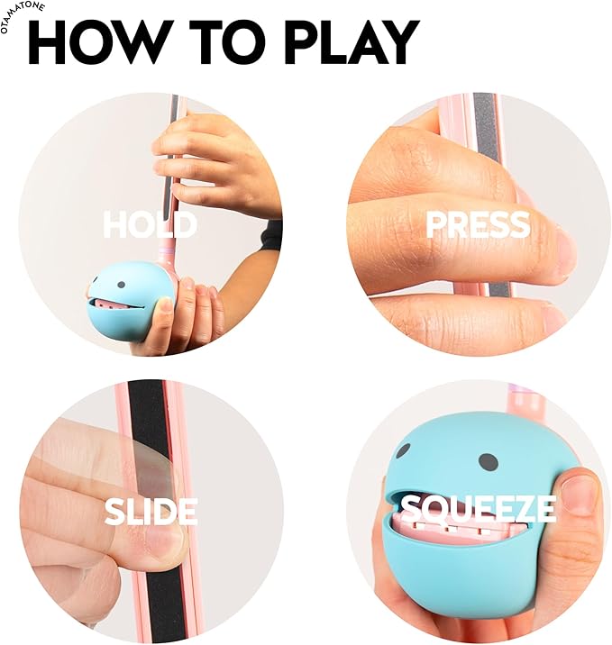 Otamatone Japanese Electronic Musical Instrument Portable Music Synthesizer from Japan by Maywa Denki Studio Award Winning Educational Fun Gift for Children, Teens & Adults - Unicorn