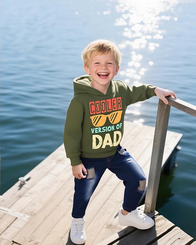 NZRVAWS Baby Boy Clothes Toddler Boy Outfit 2 3 4T 6 12 18 24 Month Fall Winter Hoodie Ripped Jeans Clothing