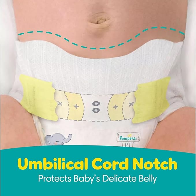 Pampers Baby Diapers - Swaddlers - Size 0, 31 Count, Ultra Absorbent Disposable Newborn Diaper