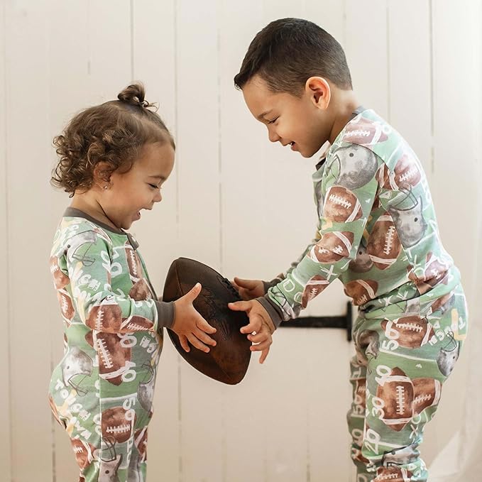 Burt's Bees Baby baby-boys Boys Sleeper Pjs, 100% Organic Cotton, One-piece Footie, Zip Up Jumpsuit, Snug Fit Pajamas