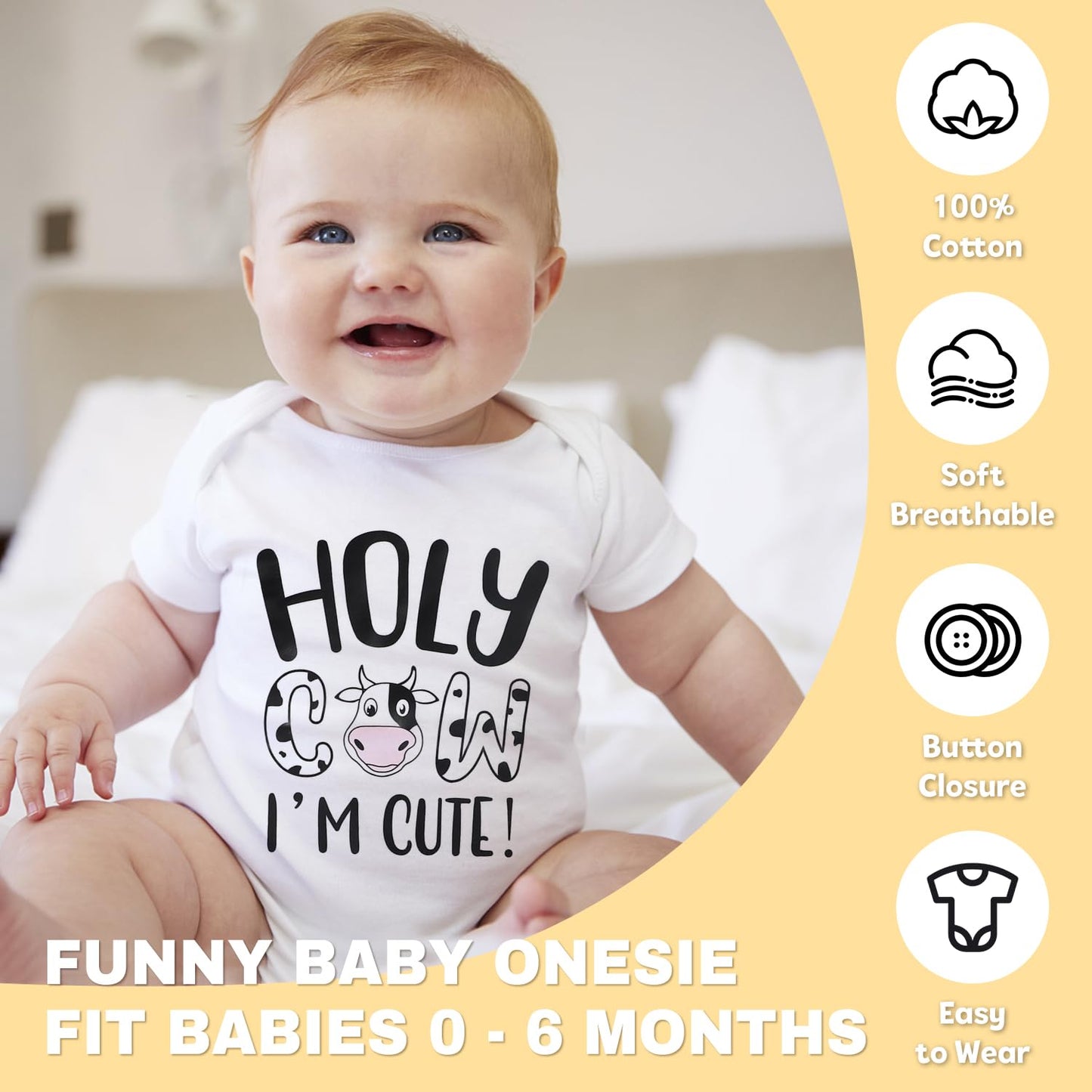 iAOVUEBY Baby Gift Set, Baby Shower Gifts, Black and White High Contrast Baby Toys 0-6 Months for Newborn Essentials Infant Rattle Socks Elephant Toys Blanket Onesies Baby Gift Basket for Girls Boys