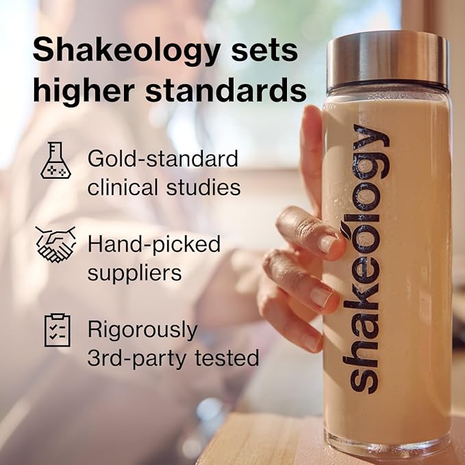 Shakeology 0g Added Sugar Plant Based Protein Powder Blend, Gluten-Free Shake with Vitamins and Minerals – Helps Support Healthy Weight Loss, Lean Muscle, Gut Health – Chocolate, 30 Servings