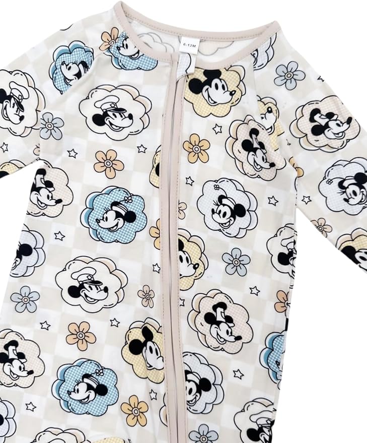 Bow Dream Bamboo Rayon Baby Pajamas Infant Sleepers Newborn Girl Boy Clothes Rompers Jumpsuit Outfit