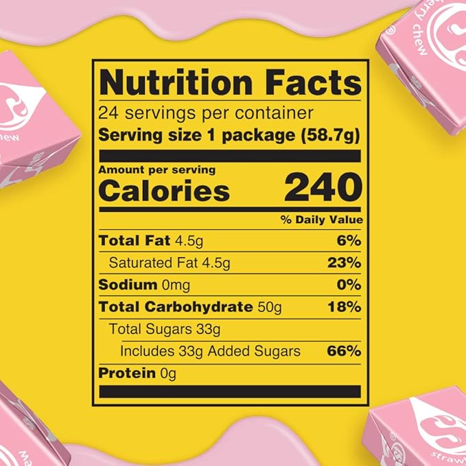STARBURST All Pink Chewy Candy Bulk Pack, 24 Full Size Packs, All Pink Bulk Box