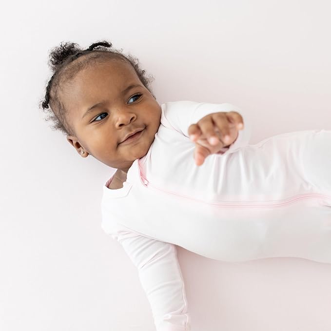 KYTE BABY Unisex Zipper Closure Footies, Rayon Made From Bamboo, 0-24 Months