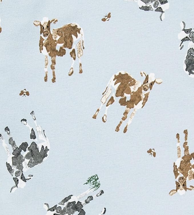 Burt's Bees Baby Boys' 2-Piece Long Sleeve Tee and Pants Organic Cotton Pajama Set