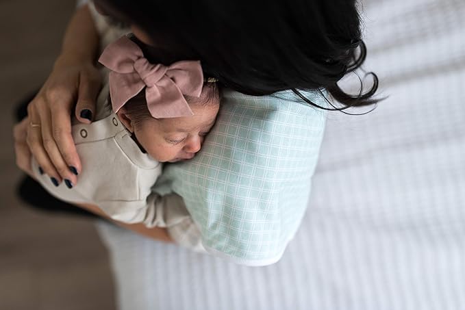 Copper Pearl Baby Burp Cloth Large 21''x10'' Size Premium Absorbent Triple Layer 3-Pack Gift Set “Dot