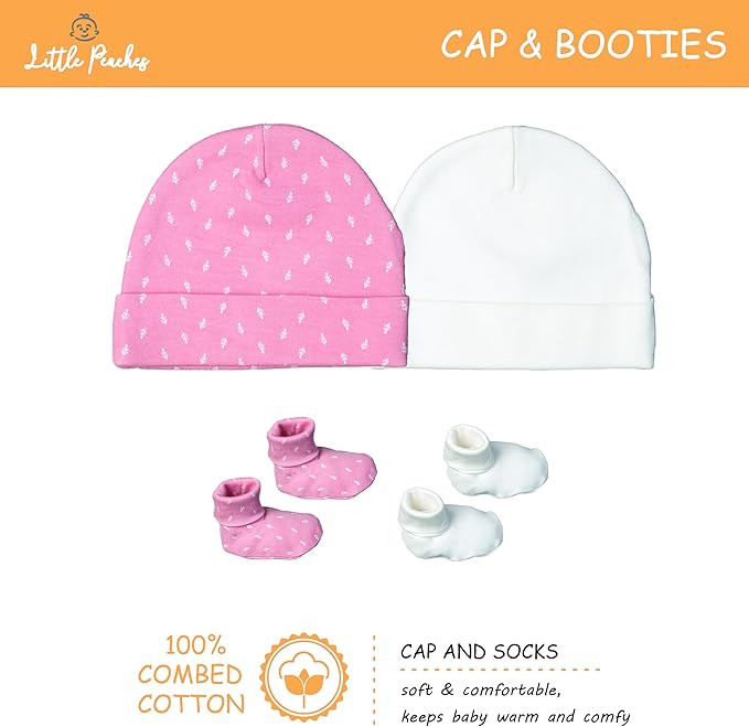 Baby Girl Clothes - Layette Gift Set for Baby Boys, Fits 0 to 3 Months Baby,Newborn Clothes & Accessories Set