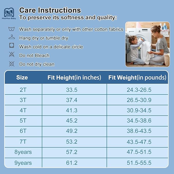 MooMoo Baby Absorbent Potty Training Pants 8 Packs Cotton Training Underwear for Boys 2T