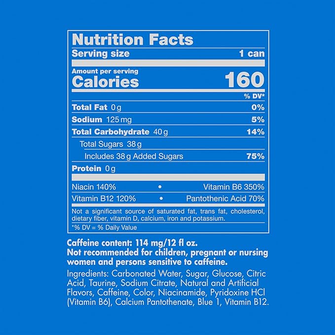 Red Bull Sea Blue Edition Energy Drink, 12 Fl Oz, 24 Cans (6 Packs of 4)