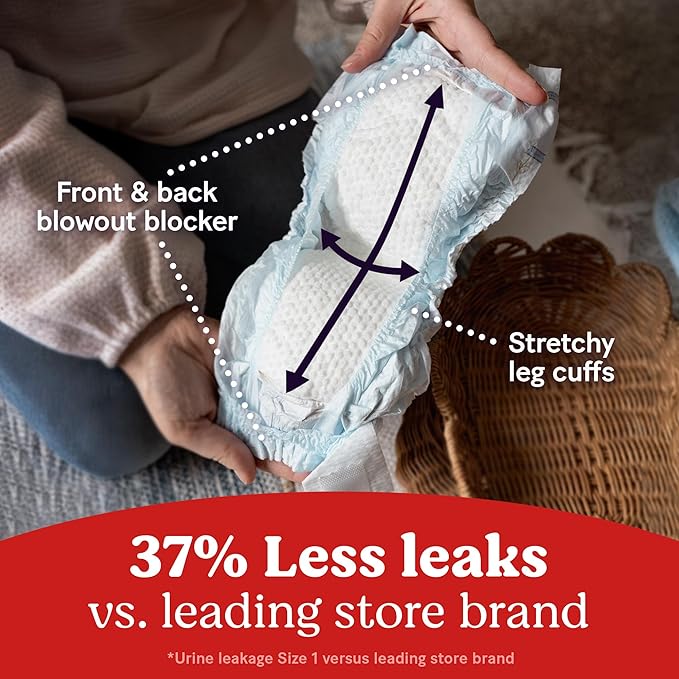 Huggies Size 1 Diapers, Little Snugglers Baby Diapers, Size 1 (8-14 lbs), 32 Count, Packaging May Vary