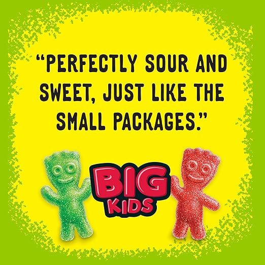 SOUR PATCH KIDS Big Kids Individually Wrapped Soft & Chewy Candy, Bulk Candy, School Snacks, 240 Count Box