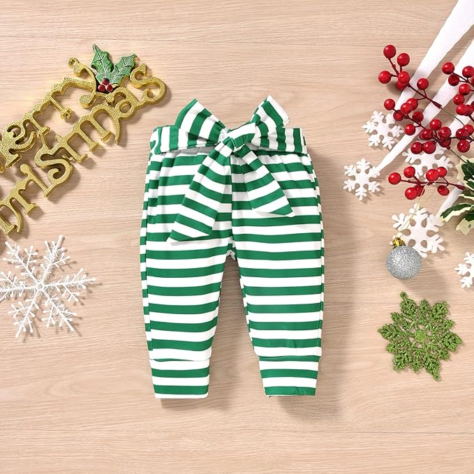 Aalizzwell Preemie Newborn Infant Baby Girls Clothes Ribbed Romper Bodysuit Pants Set Fall Winter Outfits