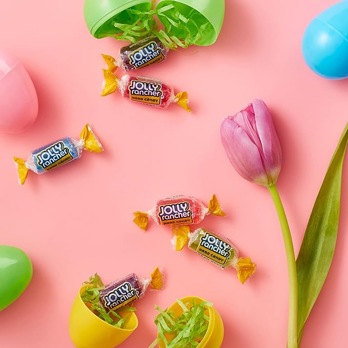 JOLLY RANCHER Assorted Fruit Flavored, Hard Candy Bulk Bag, 5 lb (360 Pieces) (Pack of 2)