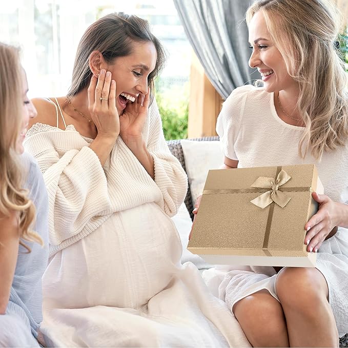 New Mom Gifts for Women, Best Pregnancy Gifts Basket for New Parents, Gender Reveal Ideas Gift Set for First Time Mom & Dad Expecting Parents to Be Gender Reveal Baby Shower Newborn Baby Boy or Girl