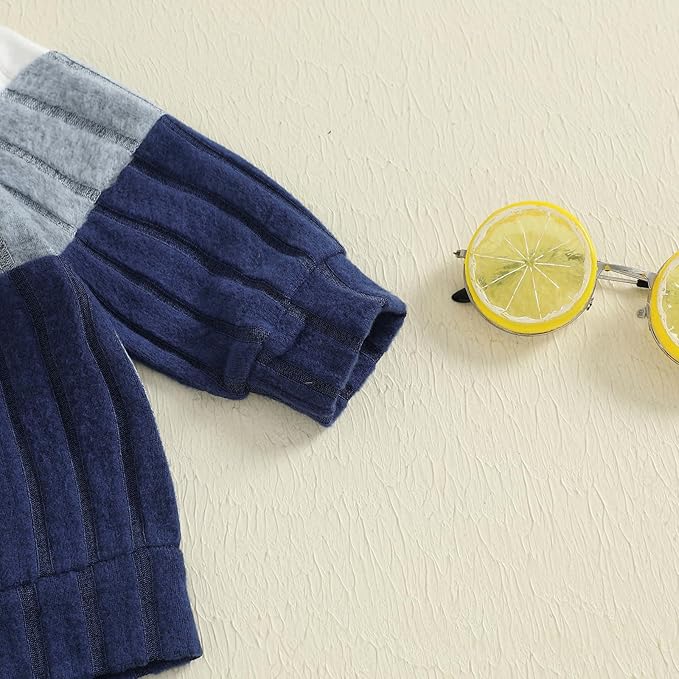 2Pcs Baby Boys Hoodie Tops Pants Set Dinosaur Deer Print Sweatsuit Fall Winter Outfits