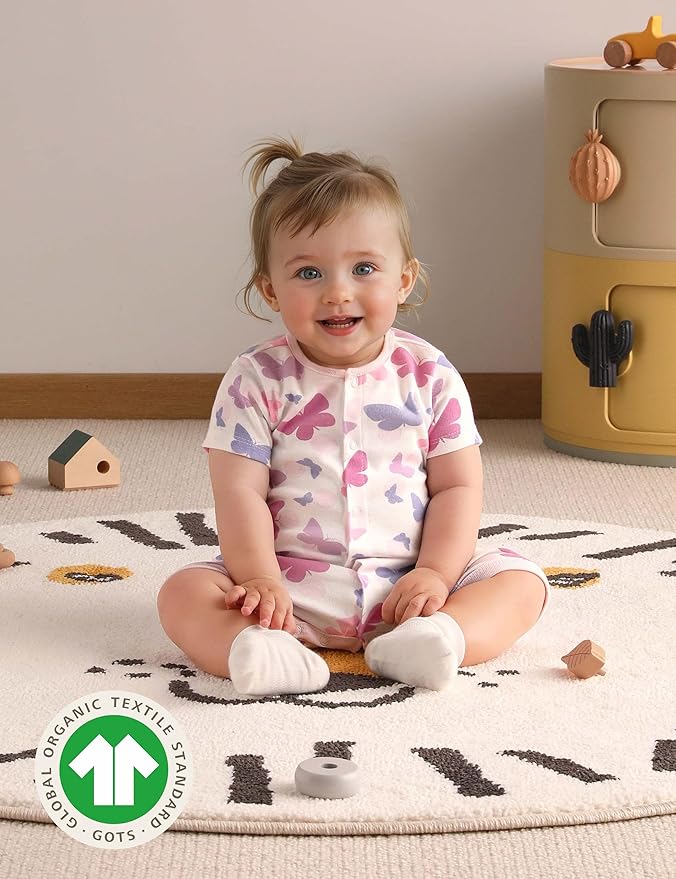 Yoofoss Baby Boy and Girl Romper 0-12 Months 100% Organic Cotton