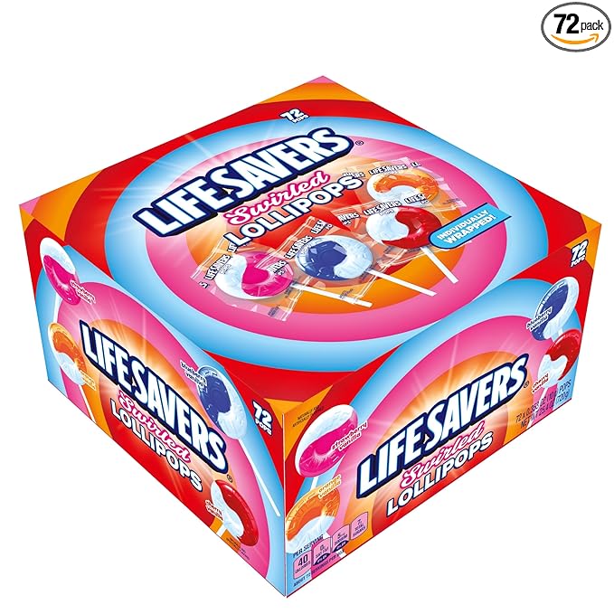 LIFE SAVERS® Swirl Lollipops 72 count box