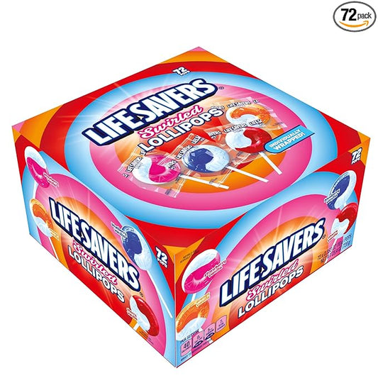 LIFE SAVERS® Swirl Lollipops 72 count box