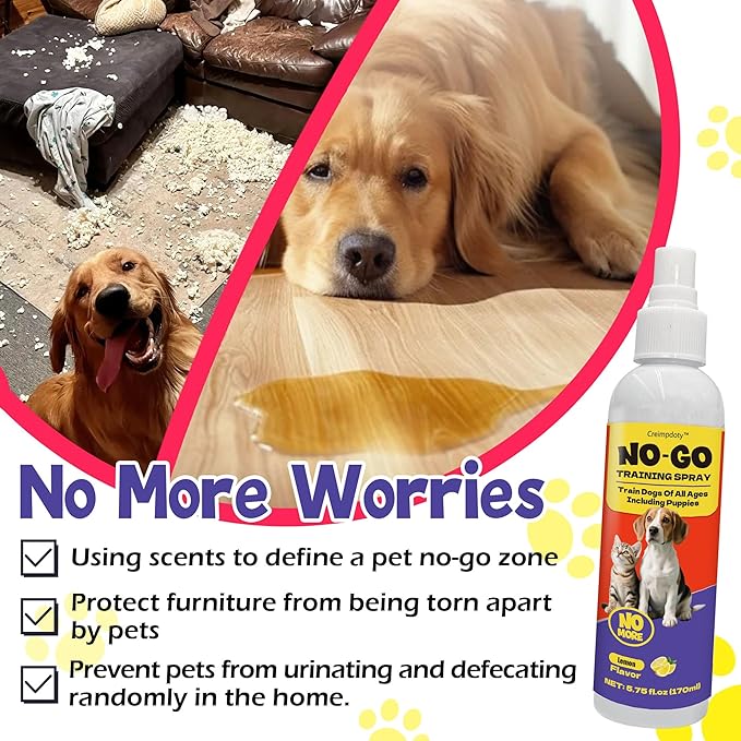 Dog Potty Training Spray Set, Indoor & Outdoor Potty Training for Dogs & Puppies, Stops Urination & Marking, Puppy Essentials (5.75 fl.oz)