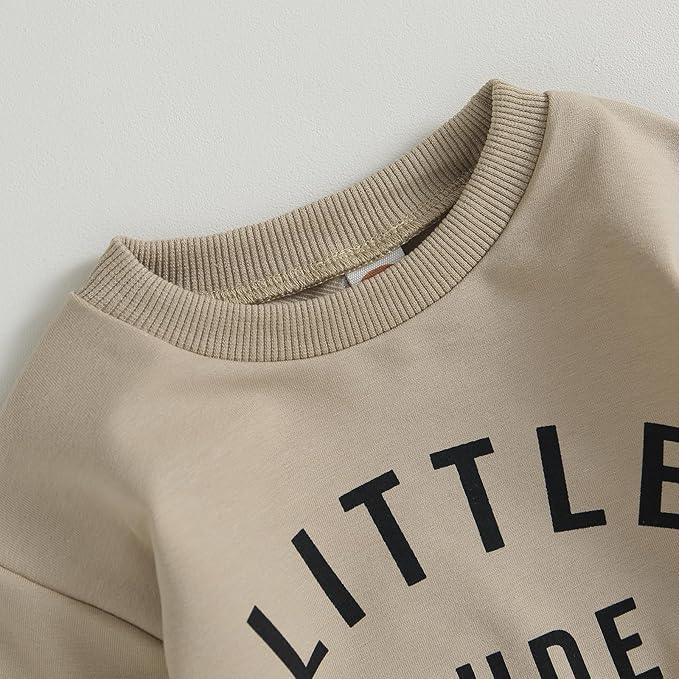 CIYCUIT Toddler Baby Boy Clothes Long Sleeve Sweatshirt Pants Set Fall Winter Outfits