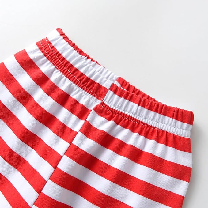 3PCS Baby Girl Clothes Ruffle Floral Shirt Tops Pants Headband Outfit Sets