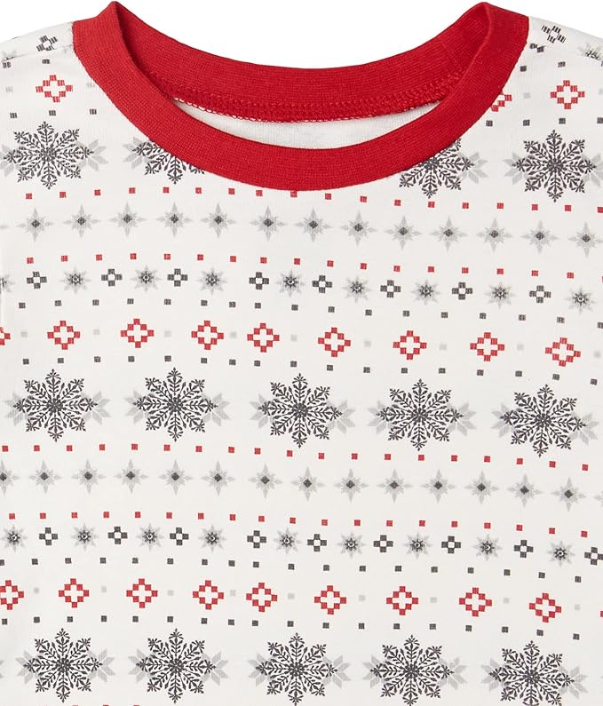 HonestBaby 4 Piece Pajamas Sleepwear Pjs 100% Organic Cotton for Infant Baby and Toddler Boys, Girls, Unisex