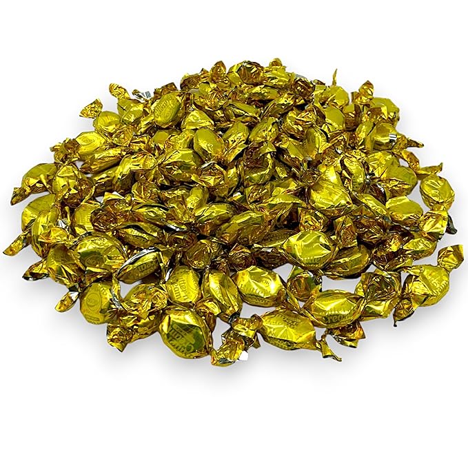 Butter 'n' Cream Toffee Candy-1.5 lbs Old Fashion Hard Candies Individually Wrapped- Crafted With Real Butter and Fresh Cream for A Silky Buttery Taste(24 oz)