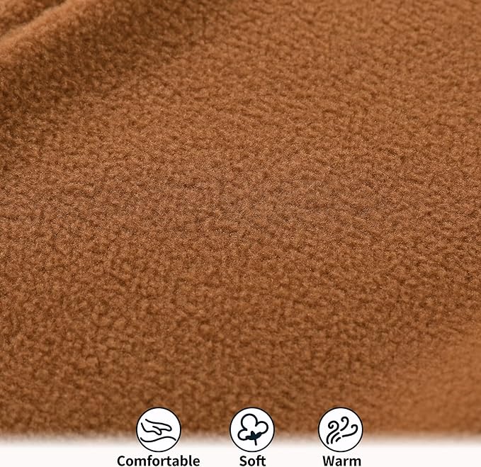 YOUNGER TREE Toddler Boy Girl Clothes Fleece Fall Winter Outfit Baby Long Sleeve Button Sweatshirt and Pants Sweatsuits Set