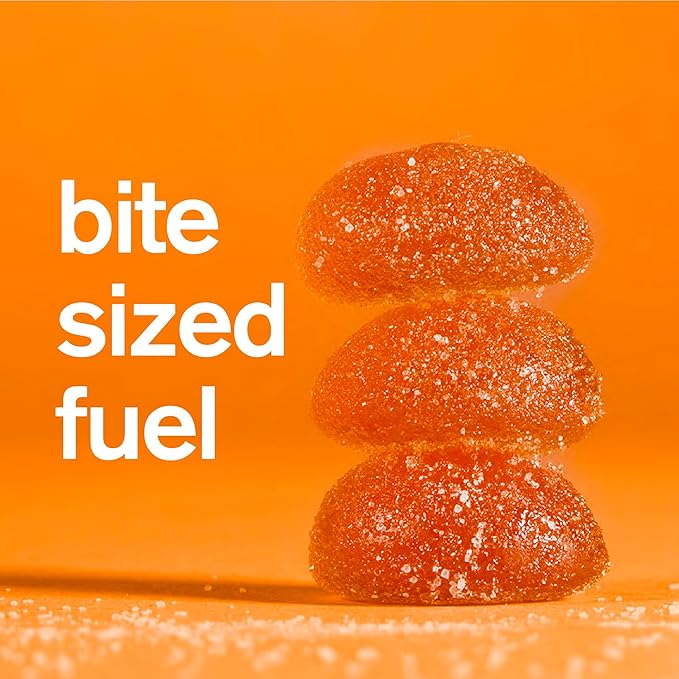 Skratch Labs Energy Chews | Gummies for Running, Cycling, and Sports Performance | Gel Alternative | Orange (10 Pack) | Gluten Free, Vegan