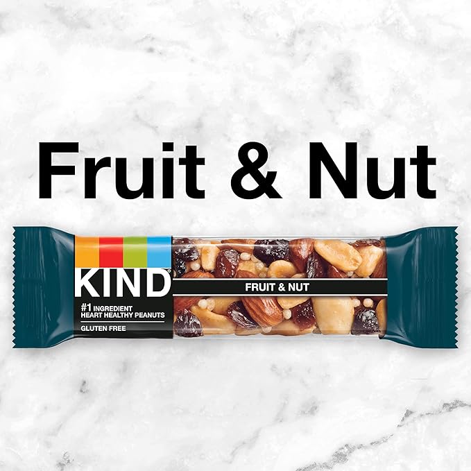 KIND KIND Bars, Fruit & Nut, Fruit & Nut, 12 Count (Pack of 12)