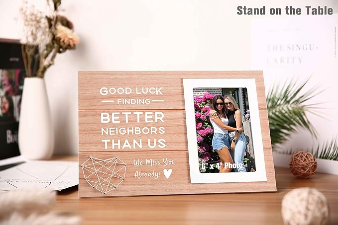 Good Luck Finding Better Neighbors Than Us-Neighbor Moving Away Gift-neighbour Farewell Gift-neighbour Goodbye Present-Funny Neighborhood Present-Picture Frame Photo Frame Present