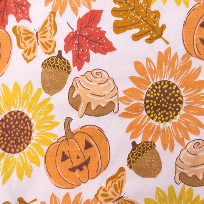 HonestBaby unisex-baby Celebration 2-piece Pajamas Sleepwear Pjs 100% Organic Cotton for Baby, Toddler, Kids