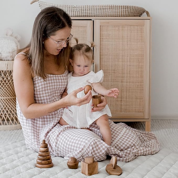 Montessori Wooden Baby Toys, Montessori Toys for 1 Year Old, Baby Toys 6 to 12 Months, 1 Year Old Toys, Wooden Toys, 6 Month Old Baby Toys, Montessori Toy, Stacking Rings