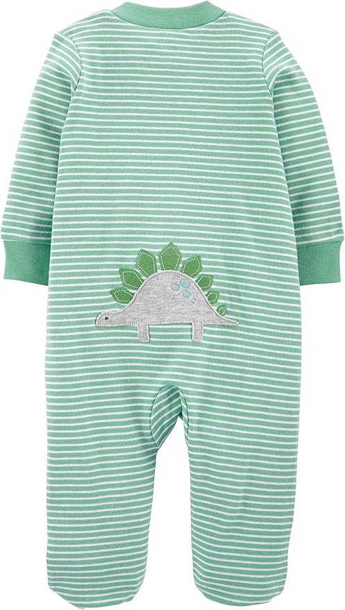 Simple Joys by Carter's Baby Boys' 2-Way Zip Thermal Footed Sleep and Play, Pack of 2
