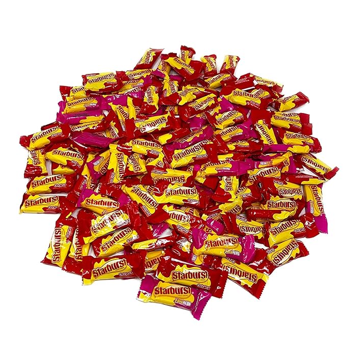 ASSORTIT X Starburst Collab Assorted Flavors Fresh Candy Bulk Wholesale Value Party Size Pack- 7.05 Pound (112.9 Ounce) (Individual Wrap Packaging Might Vary)