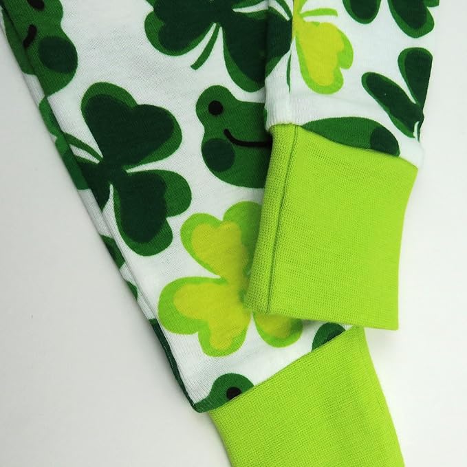 HonestBaby unisex-baby Celebration 2-piece Pajamas Sleepwear Pjs 100% Organic Cotton for Baby, Toddler, Kids