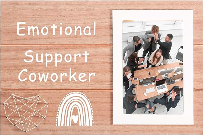 Goodbye Farewell Retirement Gift for Coworker-Christmas Birthday Gift-New Job Leaving Present for Colleague,Best Friend,Team Member-Emotional Support Coworker-Photo Frame Picture Frame Present