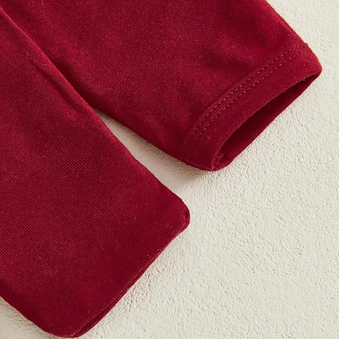 woshilaocai Baby Fall Outfit Boy Girl Plaid Embroidered Collar Romper Footie Infant Halloween Clothes