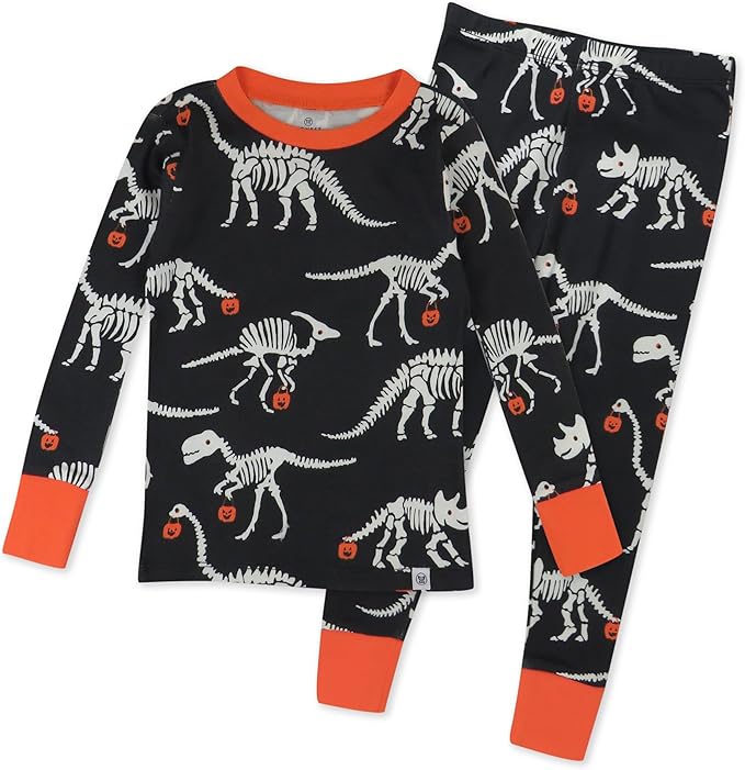 HonestBaby unisex-baby Celebration 2-piece Pajamas Sleepwear Pjs 100% Organic Cotton for Baby, Toddler, Kids