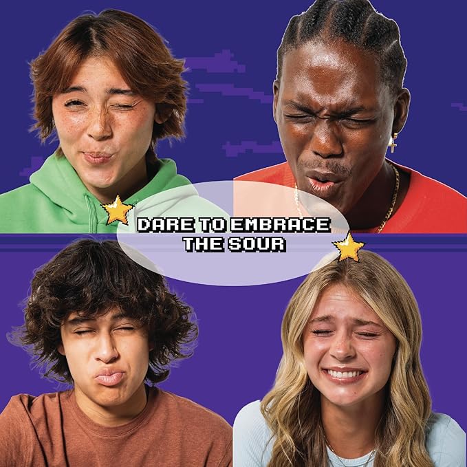 Final Boss Sour Candy, Sour Cranberries, 10 Pack, Level 3, Fruit Chews with Real Dried Fruit, No Artificial Colors or Flavors, Low Calorie Snack for Kids, Teens, Adults, Lunch Boxes & On The Go