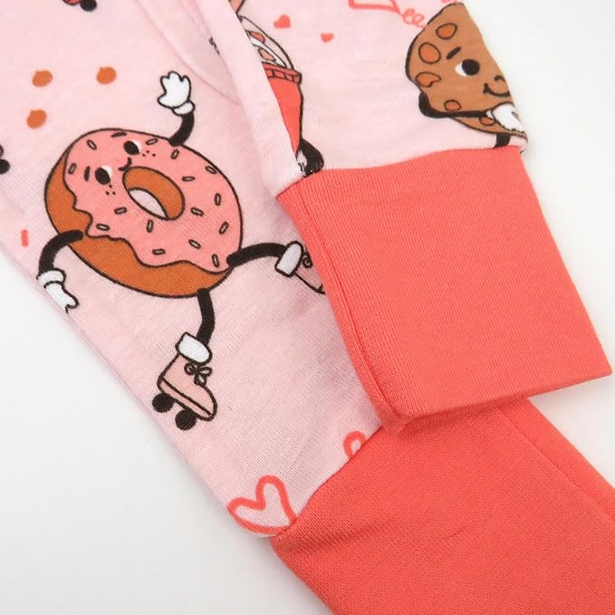 HonestBaby unisex-baby Celebration 2-piece Pajamas Sleepwear Pjs 100% Organic Cotton for Baby, Toddler, Kids