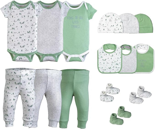 Baby Girl Clothes – 100% Cotton, Soft & Breathable Newborn Essentials and Gifts, Fits 3 to 6 Months