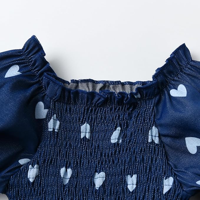 3PCS Baby Girl Clothes Ruffle Floral Shirt Tops Pants Headband Outfit Sets