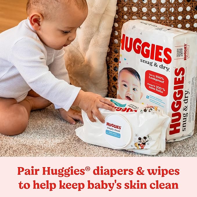 Huggies Snug & Dry Baby Diapers, Size 3 (16-28 lbs), 31 Ct